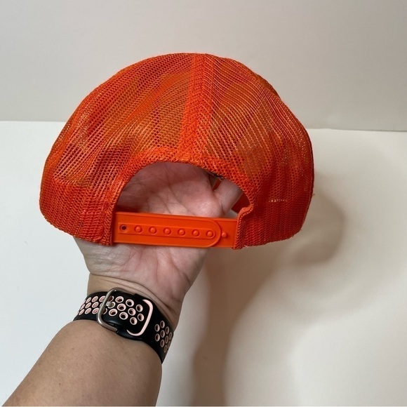 Bass Pro Shops Mesh Trucker Cap - Orange - Picture 3 of 6